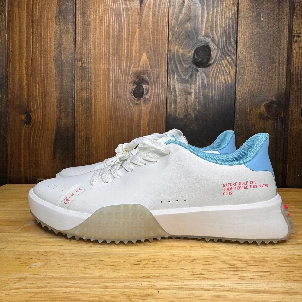 Size 9.5 Mens G/FORE G.112 Perforated Spikeless Golf Shoes GMF000137-S/BRE Snow